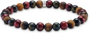 THOMAS SABO Silberarmband Thomas Sabo Unisex-Armband 925er Silber Tigerauge, Modern