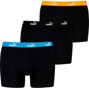 PUMA Boxer MEN PROMO SOLID BOXER 3P (3er Pack) mit elastischem Logobund