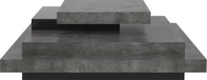 TemaHome Couchtisch "Slate, moderner einzigartiger Sofatisch, Wohnzimmertisch,", im modernem tollen Holzdesign, Breite 110 cm