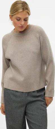 Vero Moda Strickpullover "VMGOLD MIX LS O-NECK PULLOVER GA"
