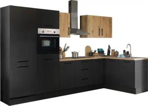 BASIC by Balculina Winkelküche "Turin", Stellbreite 330x175 cm, wahlweise mit E-Geräten