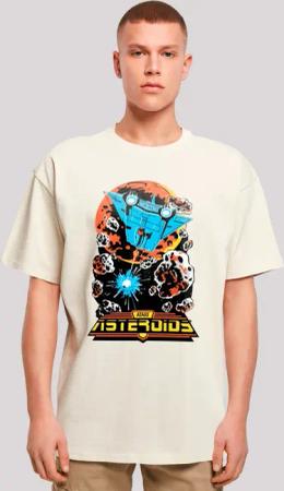 F4NT4STIC T-Shirt "Asteroids Vintage Atari Retro Gaming", Premium Qualität