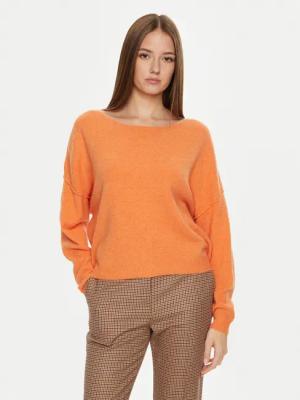 American Vintage Pullover Damsville DAM225H24 Orange Loose Fit