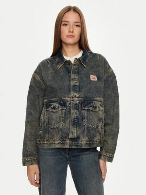 American Vintage Jeansjacke Joybird JOY16FH24 Blau Oversize