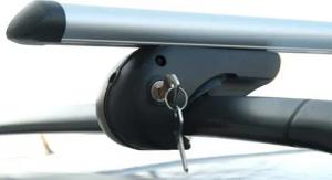 VDP Fahrradhalter, Alu Relingträger VDP Rio 120 kompatibel mit VW Passat Variant B7 10-'14 bis abschliessbar