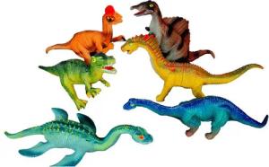 Einkaufszauber Actionfigur Dinosaurier Familie Bunt - 6 große Figuren, sehr große Figuren