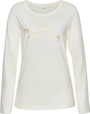 LASCANA Pyjamaoberteil mit Folienprint
