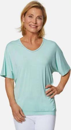 GOLDNER T-Shirt Shirt mit V-Ausschnitt