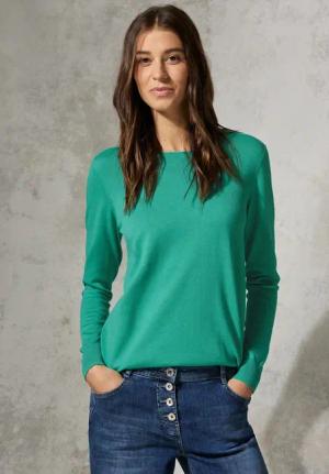 Cecil Strickpullover, mit Rundhalsausschnitt