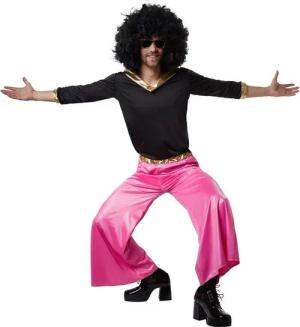 dressforfun Hippie-Kostüm Herrenkostüm Funky Disco Dancer, Farbenprächtiges, zweiteiliges Disco-Outfit