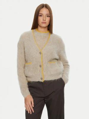 American Vintage Strickjacke Bymi BYM19AH24 Beige Loose Fit