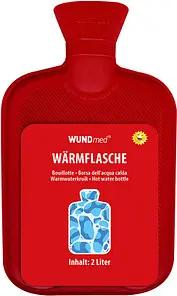 WUNDmed® 2 Liter Wärmflasche rot