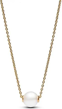 Pandora Kette mit Anhänger Pandora Kette Pearl 363167C01-45 vergoldet