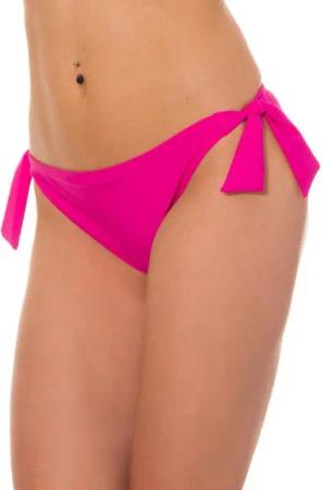 Aquarti Bikini-Hose Damen Bikinihose seitlich zum Binden Hüftslip in schönen Unifarben