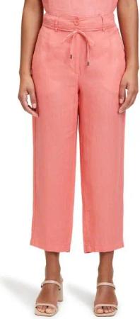 Betty&Co Stoffhose Betty & Co Sommerhose mit Gürtel Material