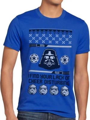 style3 T-Shirt Lichtschwert Ugly Sweater star vader sith wars pulli weihnachtsbaum
