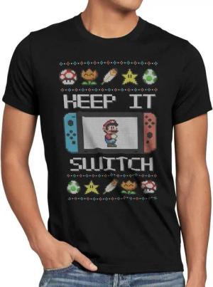 style3 T-Shirt Keep it Switch Ugly Sweater lite x-mas pulli weihnachtsbaum