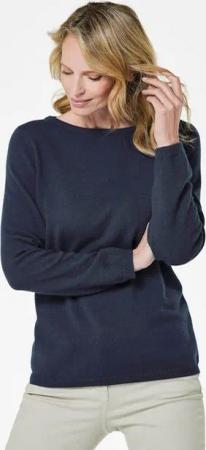 GOLDNER Strickpullover Kaschmirpullover mit U-Boot Ausschnitt