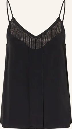 LUISA CERANO Top mit Schmucksteinen