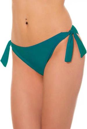 Aquarti Bikini-Hose Damen Bikinihose seitlich zum Binden Hüftslip in schönen Unifarben