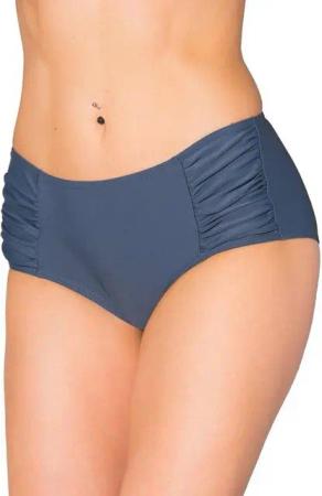 Aquarti Bikini-Hose Aquarti Damen Bikinihose Hotpants mit seitlichen Raffungen