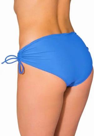 Aquarti Bikini-Hose Aquarti Damen Bikinihose mit Raffung und Schnüren