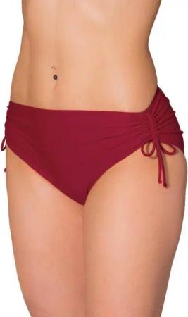 Aquarti Bikini-Hose Aquarti Damen Bikinihose mit Raffung und Schnüren
