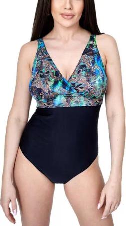 Aquarti Badeanzug Damen Badeanzug Bauchweg Einteiler Sport Swimsuit Bademode