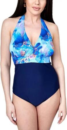 Aquarti Badeanzug Damen Badeanzug Bauchweg Einteiler Sport Swimsuit Bademode