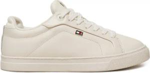 Tommy Hilfiger Sneakers Icon Court Sneaker Flag FW0FW08327 Écru