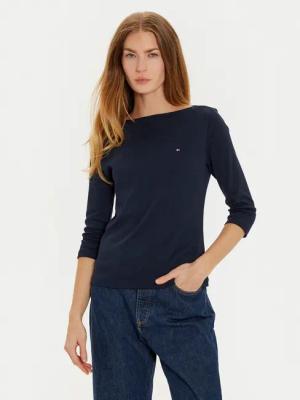 Tommy Hilfiger Bluse New Cody WW0WW40589 Dunkelblau Slim Fit