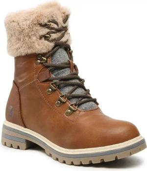 Kimberfeel Schnürstiefeletten Pixie Braun