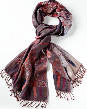 Jacquard-Schal Floral