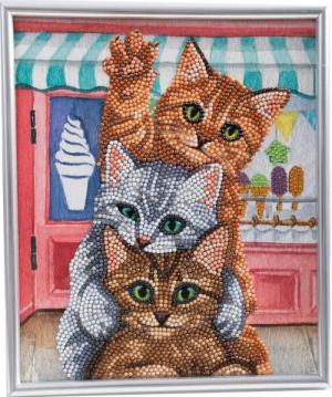CRAFT Buddy Malvorlage Diamond Painting Picture Frame Crystal Art, 25 cm x 21 cm