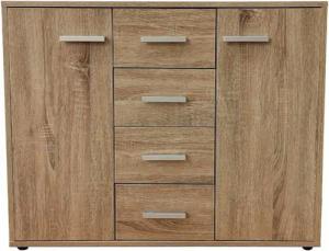 HTI-Line Kommode Kommode Nina mit 4 Schubladen (Stück, 1 St., 1x Kommode Nina), Anrichte Sideboard Schrank