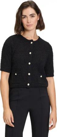 Vera Mont Strickjacke "Vera Mont Strick-Cardigan mit Rundhalsausschnitt", Struktur