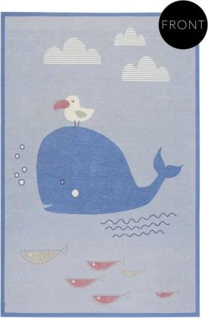 Esprit Kinderteppich Whale Buddy ESP-005, rechteckig, Höhe: 10 mm, Wendeteppich, Tiermotiv oder Sternenhimmel, Kinderzimmer