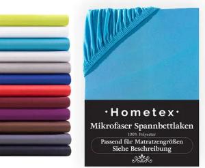 Hometex Premium Textiles Spannbettlaken Mikrofaser Spannbettlaken, In vielen Größen und Farben