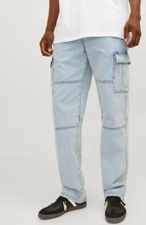 Jack & Jones Loose-fit-Jeans JJIEDDIE JJWADE MF 448 SN