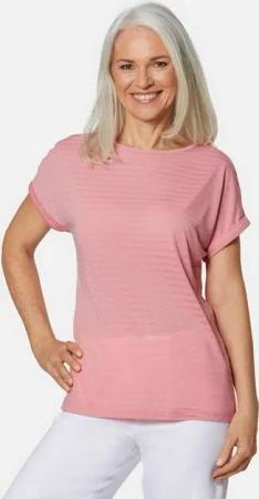 GOLDNER T-Shirt Ringelshirt mit überschnittenen Schultern