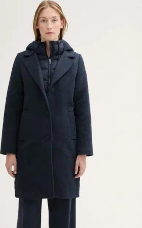 TOM TAILOR Steppmantel 2-in-1 Look Wintermantel