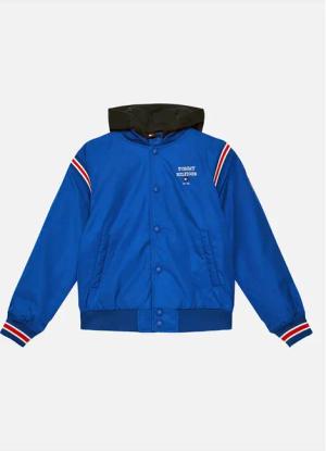 Tommy Hilfiger Bomberjacke Th Logo Bomber Jacket KB0KB08742 Blau Regular Fit