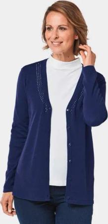 GOLDNER Strickjacke Ajourstrickjacke