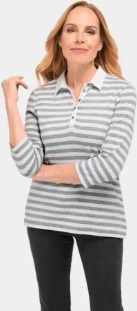 GOLDNER Poloshirt Hochwertiges Langarmshirt mit Polokragen