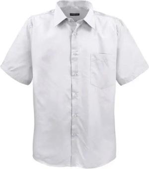 Lavecchia Kurzarmhemd Lavecchia Herren Kurzarmhemd Hka-14 (Weiß, 7XL) Basic Herrenhemd