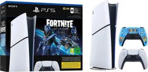 Playstation PlayStation 5 Slim Digital ohne Laufwerk + Fortnite Gutschein 1TB (Digital Edition Slim ohne Laufwerk), SSD, Console