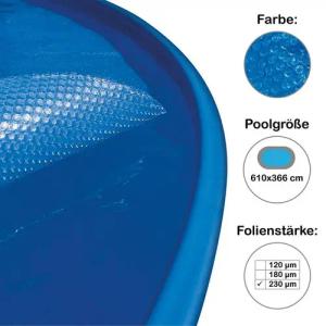 Planet Pool Pool-Abdeckplane Solarplane, Solarfolie, Luftpolsterabdeckung für Q, Chlorbeständig