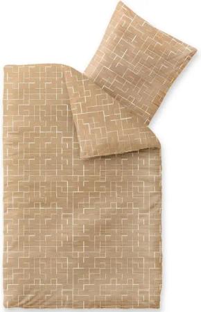 aqua-textil Bettwäsche Trend Bettgarnitur Renforcé Reißverschluss 155x220cm Marit, Baumwolle, 2 teilig