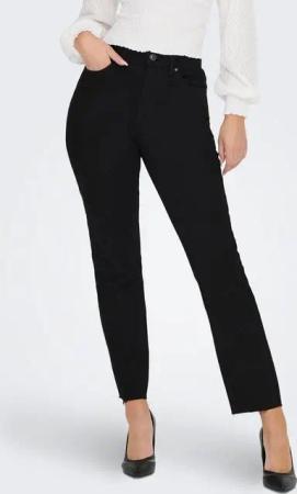 ONLY Straight-Jeans ONLEMILY HW STR CRP ANK RAW MAE034