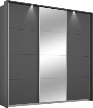 rauch Schwebetürenschrank Kleiderschrank Schrank Garderobe Wäscheschrank TOMA mit Passepartout inkl. Regaleinsatz sowie zusätzlichen Einlegeböden MADE IN GERMANY